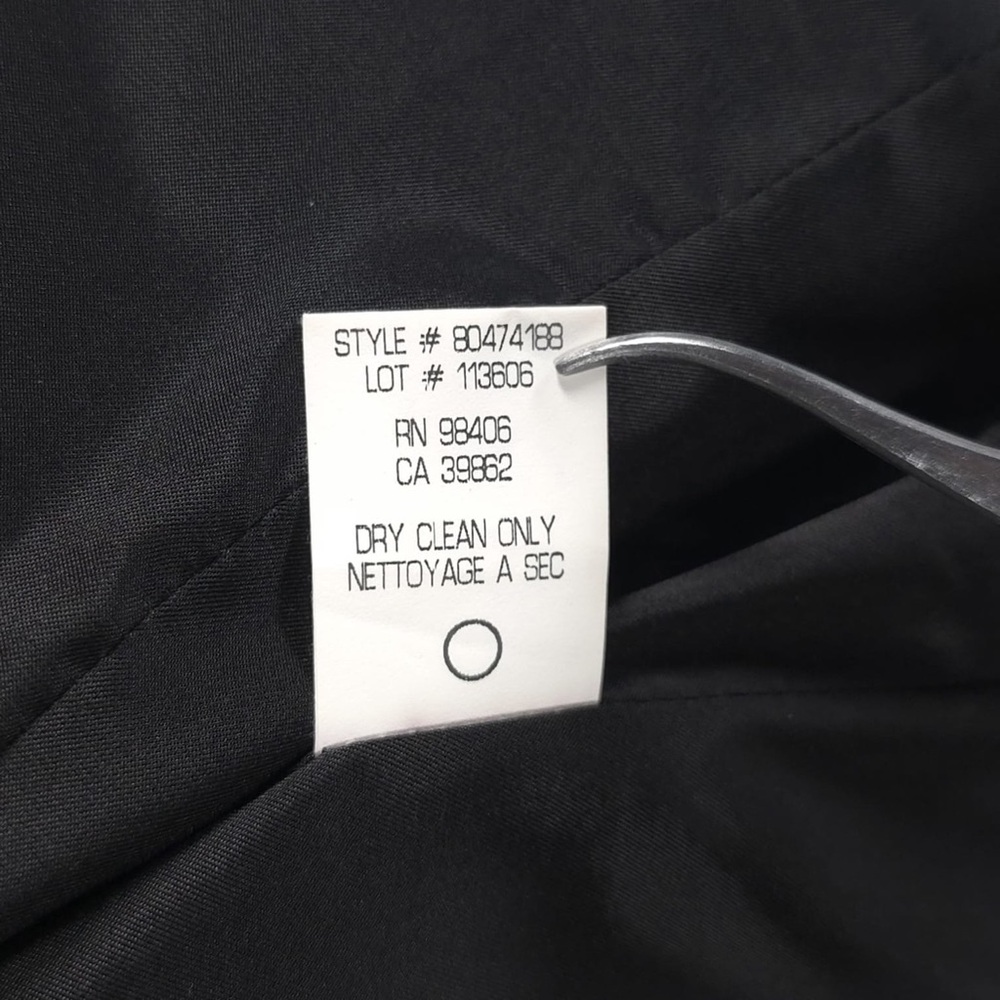 Theory PinStripe Suit Blazer Jacket Stretch Size 10 Cotton USA MADE 80474188 - Picture 15 of 15